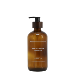 Bottle w. pump Hand Lotion 500 ml H21.5/D7.5 cm mocca