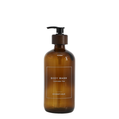 Bottle w. pump Body Wash 500 ml H21.5/D7.5 cm mocca