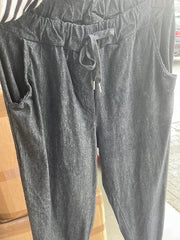 Fløjl Strækbukser by Krone 1