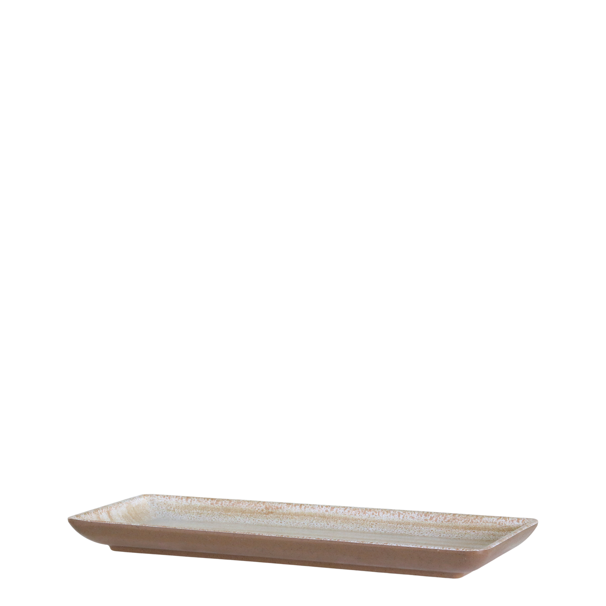 Cassis Tray in melamine H2/L21/W10 cm latte