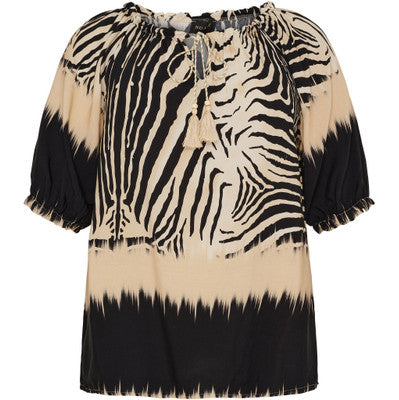 No. 1. By Ox Bluse med sænkede skuldre