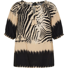 No. 1. By Ox Bluse med sænkede skuldre