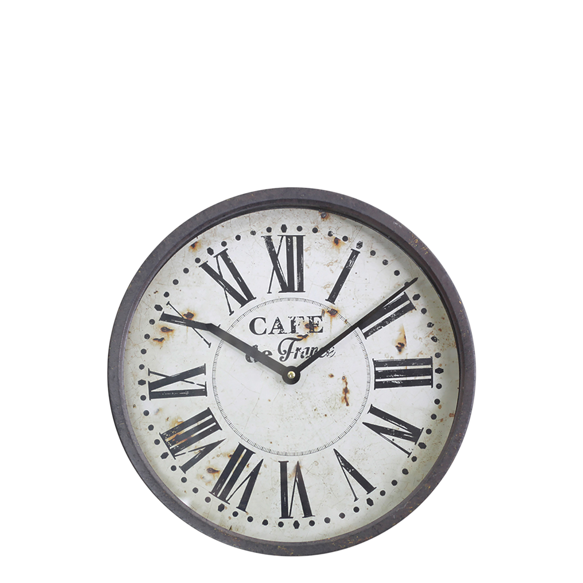 Wall Clock D35/W5.5 cm antique black