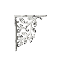 Hyldeknægt m. blomster dekor, H12,5/L14/B2 cm antique creme