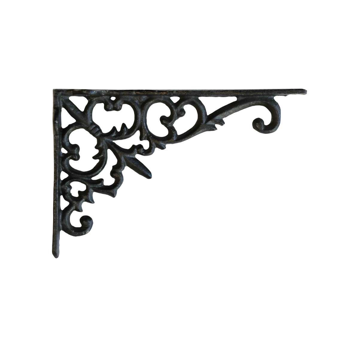 Shelf Bracket H12/L18/W3.5 cm antique black