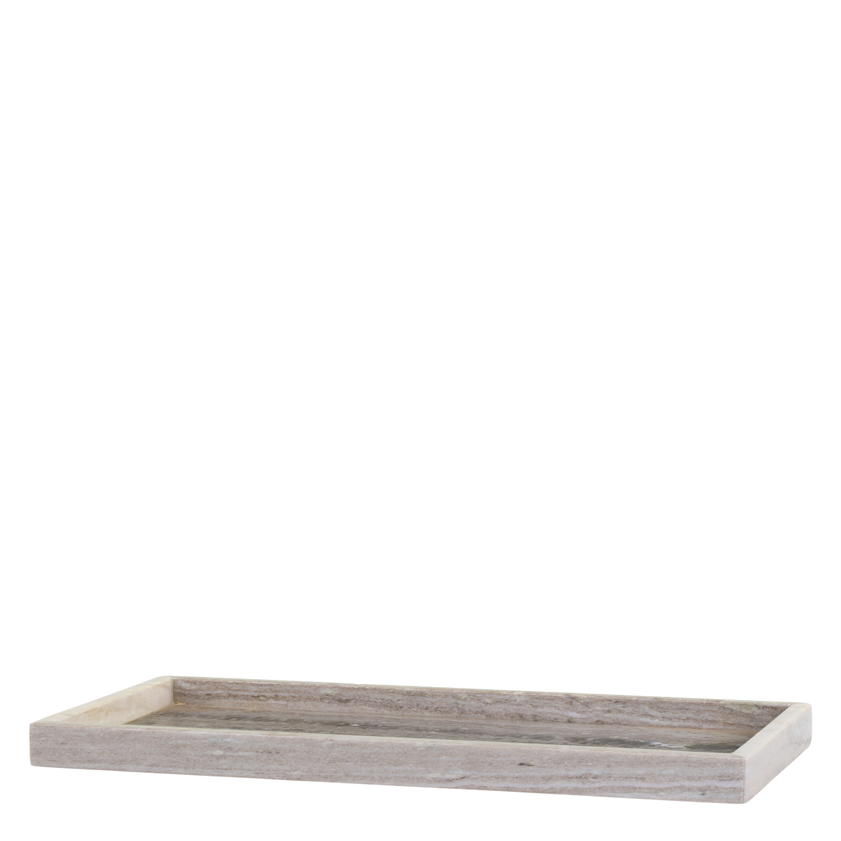 Morlaix Tray of marble H4/L60/W22 cm latte