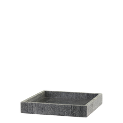 Morlaix Tray of marble H4/L25/W25 cm coal