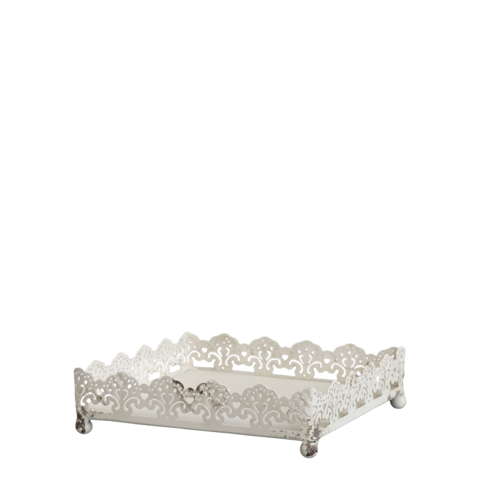 Servietholder med dekorkant Antique 4,5x17,5x17,5 cm