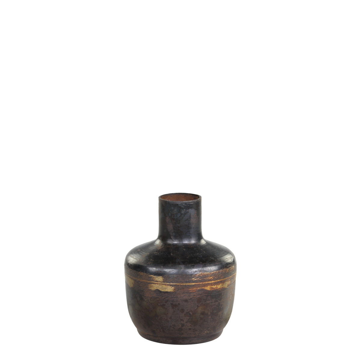 Vase H8.5/D5 cm antique black