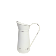 Jug H30.5/L23/W13.5 cm antique cream