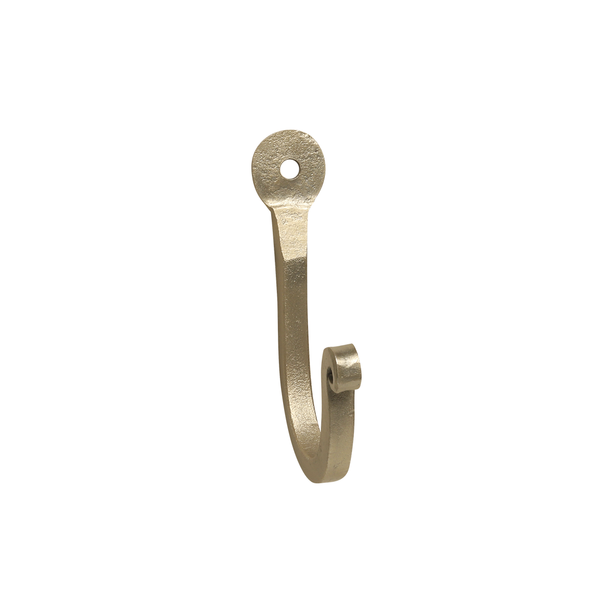 Hook L9/W5 cm brass