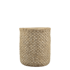 Corte Skjuler m. flet mønster, H24/Ø20 cm antique natur