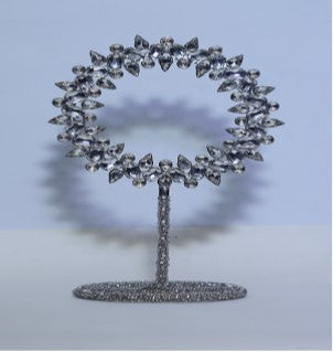 Diamant-Ring-Bordplade 25cm sølv by Cor Mulder