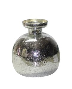 Kuglevase 19cm sølv by Cor Mulder