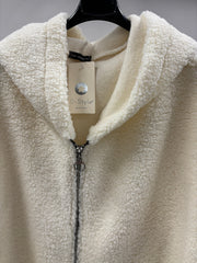 Teddyfrakke Lynlås, Creme