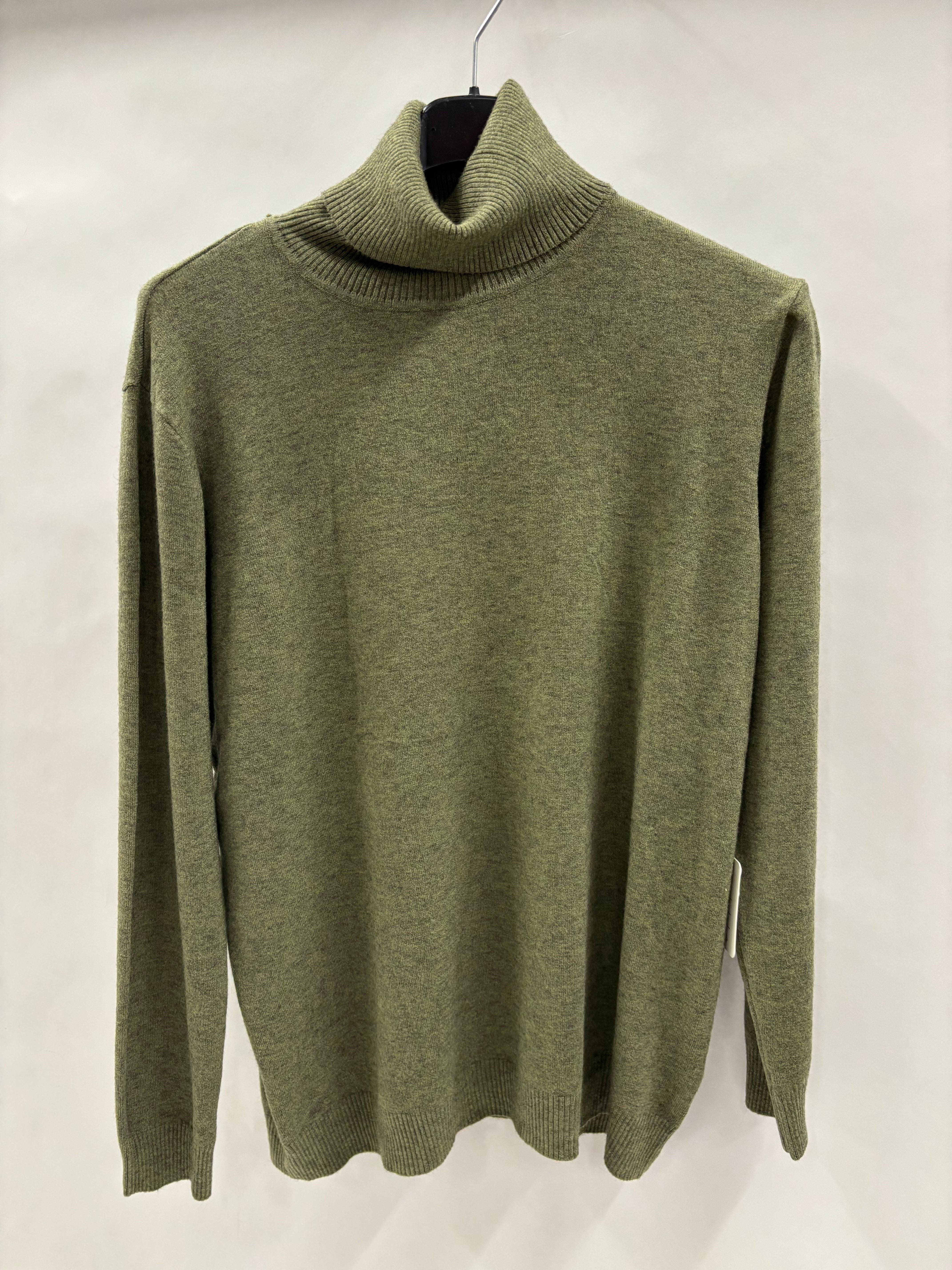 Rullekravebluse, Langærmet - Brystmål 120cm