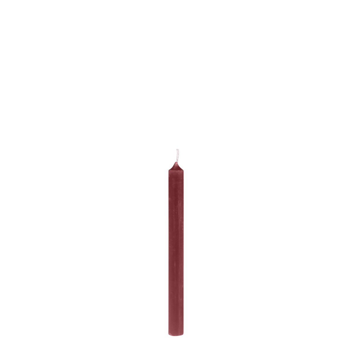 Taper Candle 2.5 h H13/D1.2 cm dark red