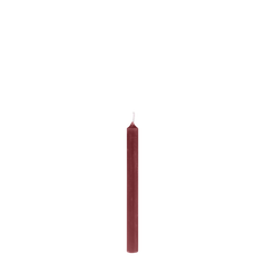 Taper Candle 2.5 h H13/D1.2 cm dark red