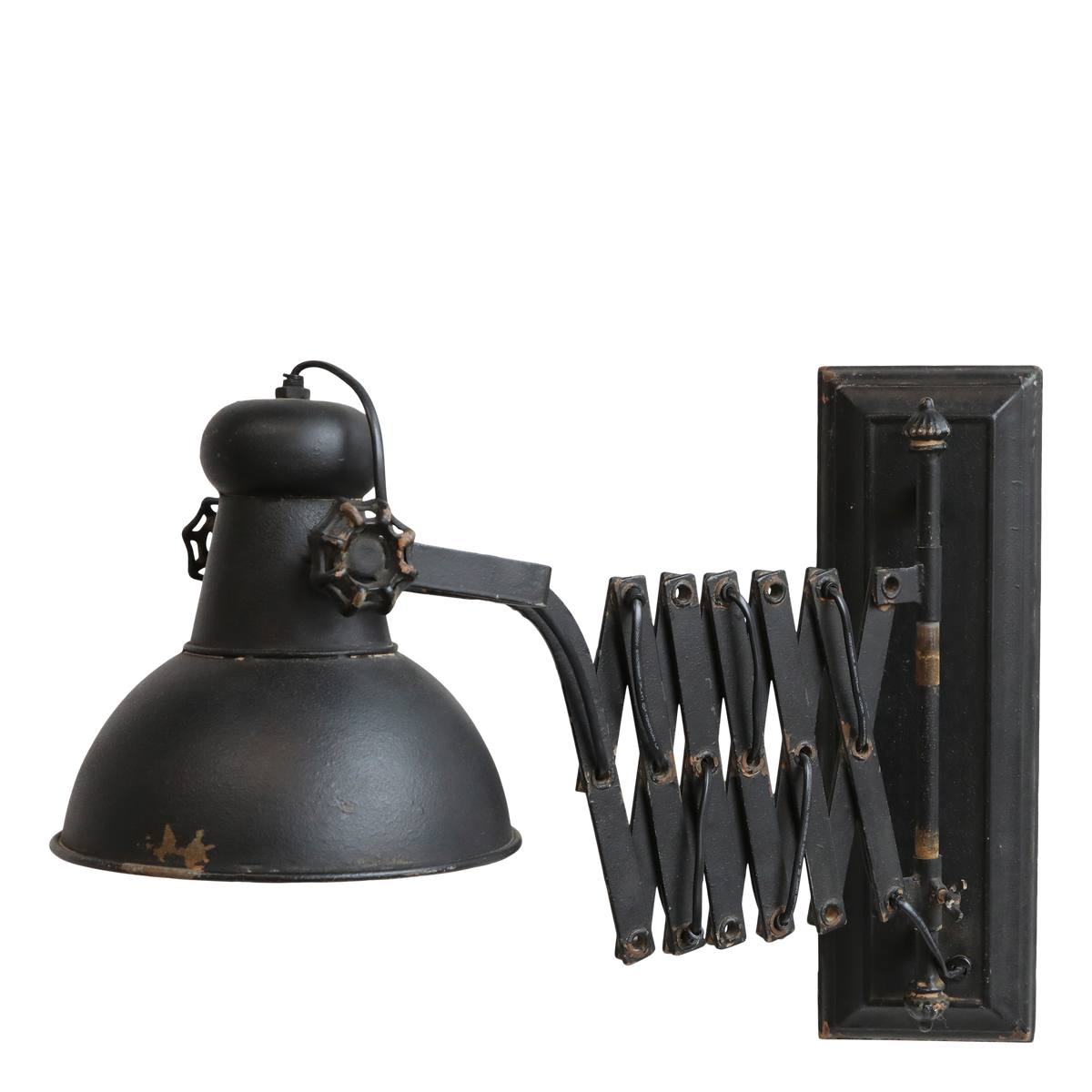 Factory Lamp for wall L45-105 cm antique black