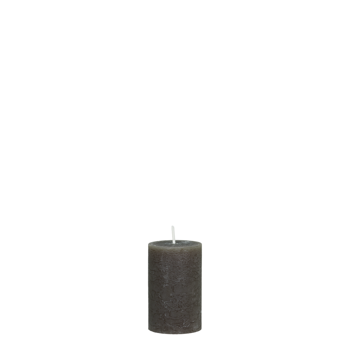 Macon Pillar Candle rustic 16 h H8/D5 cm coffee