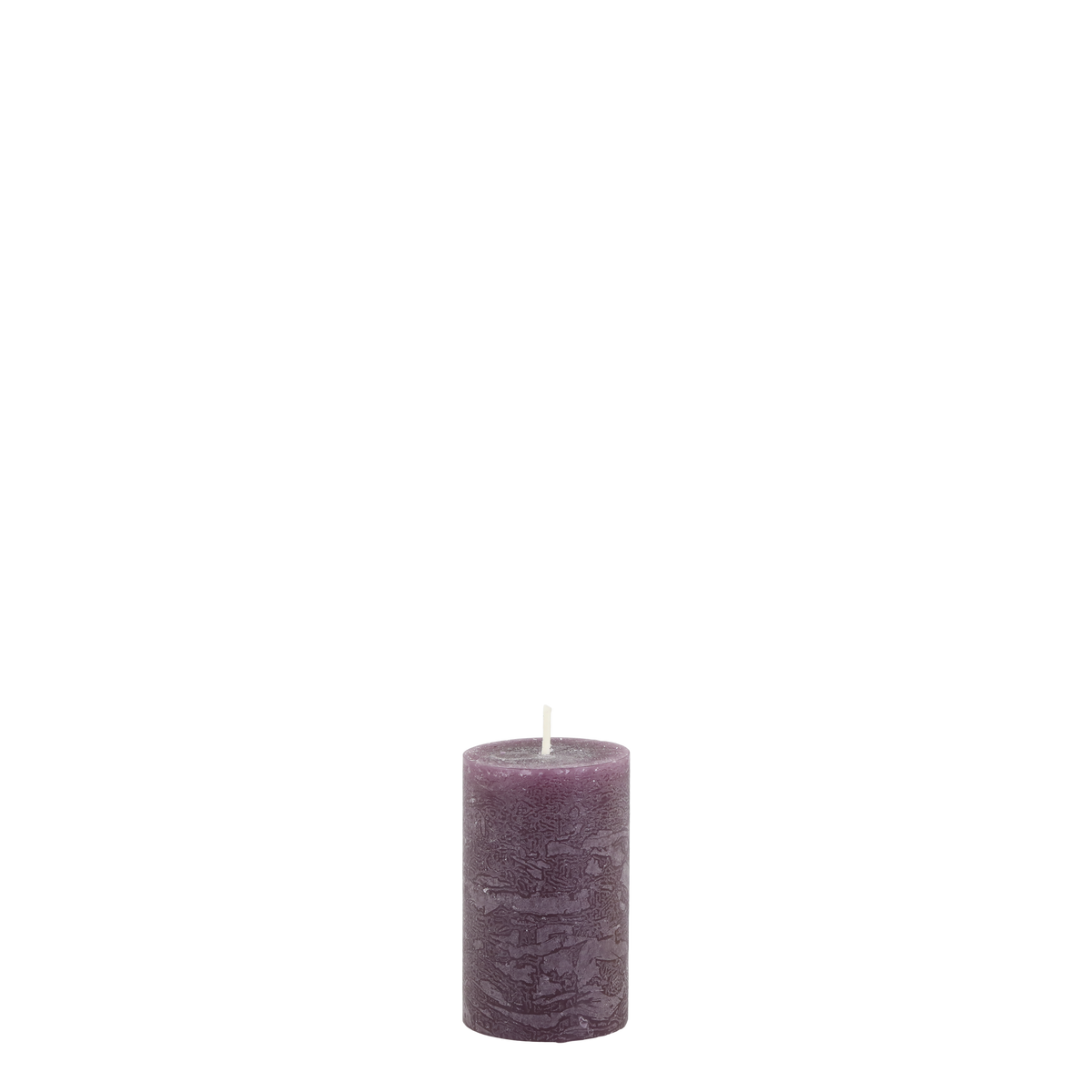 Macon Pillar Candle rustic 16 h H8/D5 cm plum