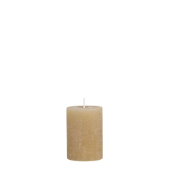 Macon Pillar candle rustic 40 h H10/D7 cm honey