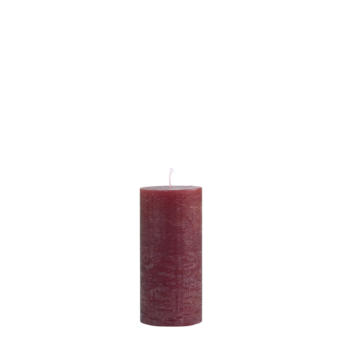 Macon Pillar Candle rustic 60 h H15/D7 cm dark red