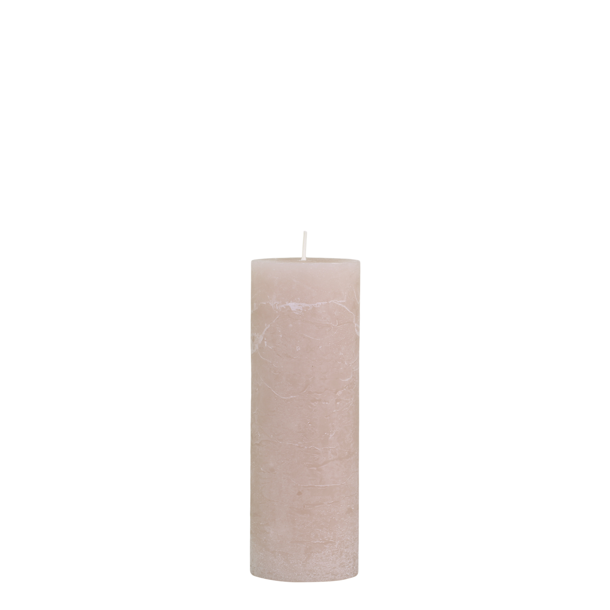 Macon Pillar candle rustic 80 h H20/D7 cm dusty rose