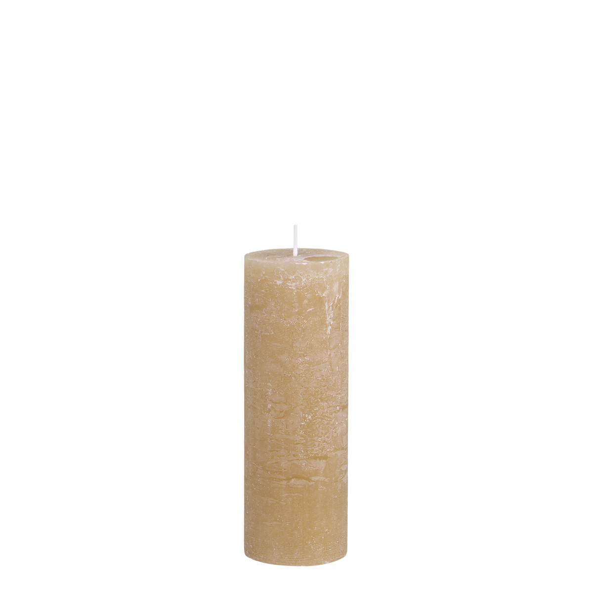 Macon Pillar candle rustic 80 h H20/D7 cm honey