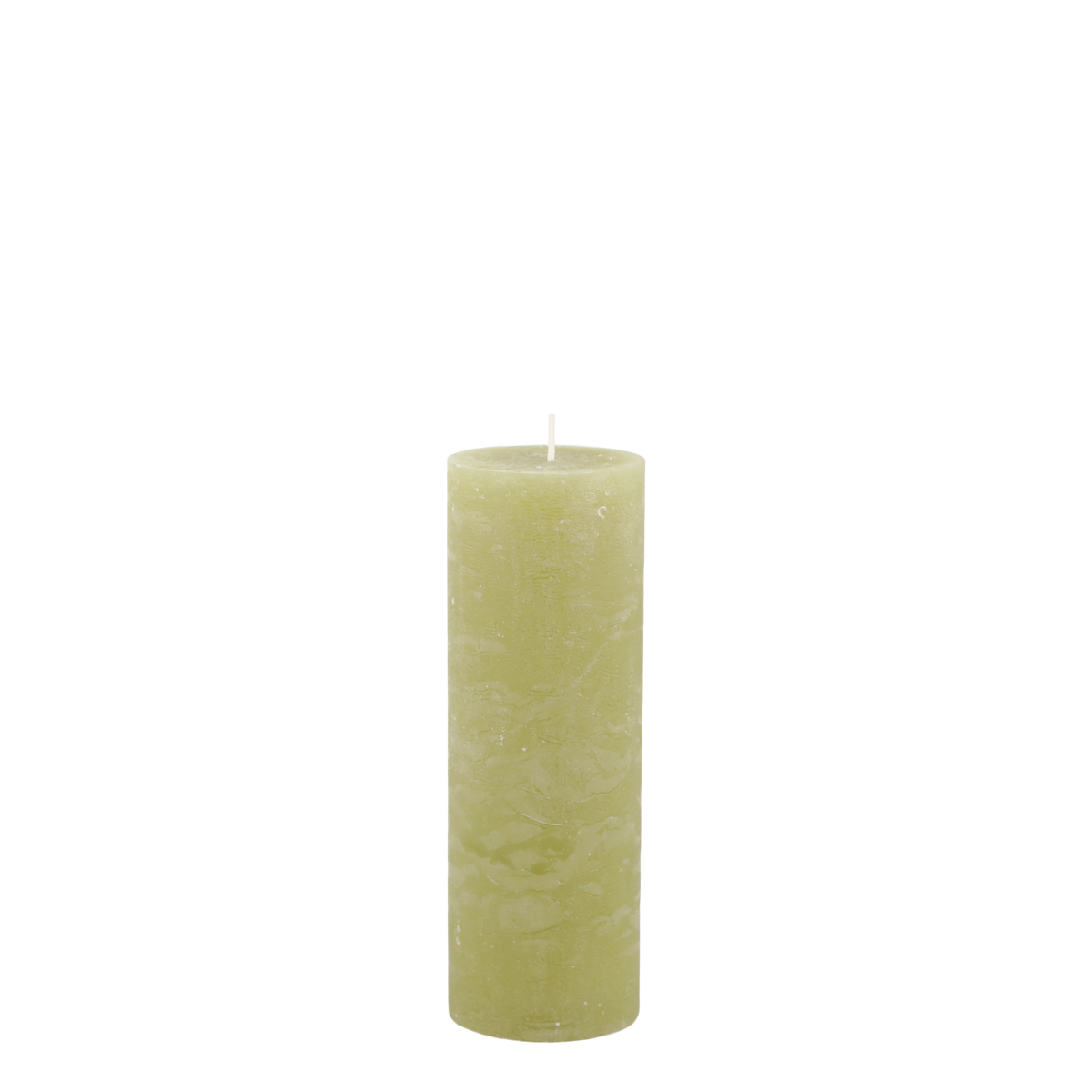 Macon Pillar Candle rustic 80 h H20/D7 cm moss