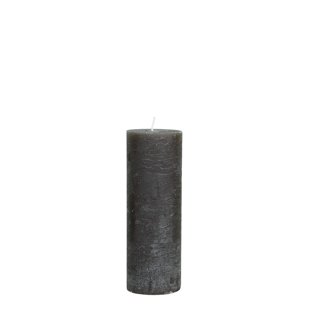 Macon Pillar Candle rustic 80 h H20/D7 cm coffee