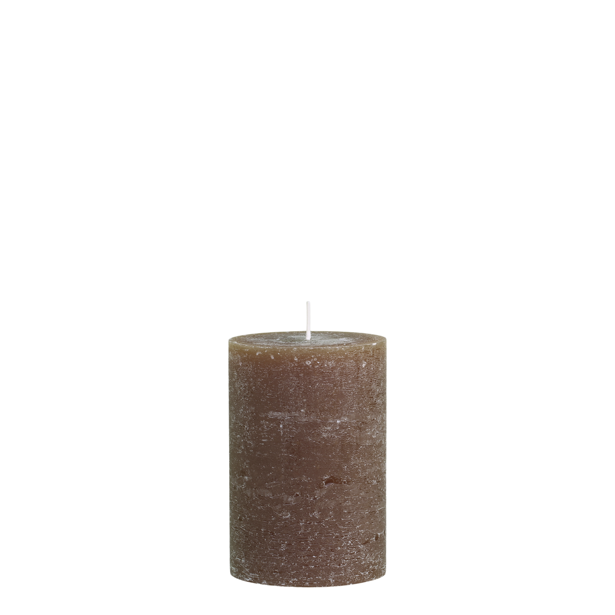 Macon Pillar candle rustic 90 h H15/D10 cm walnut