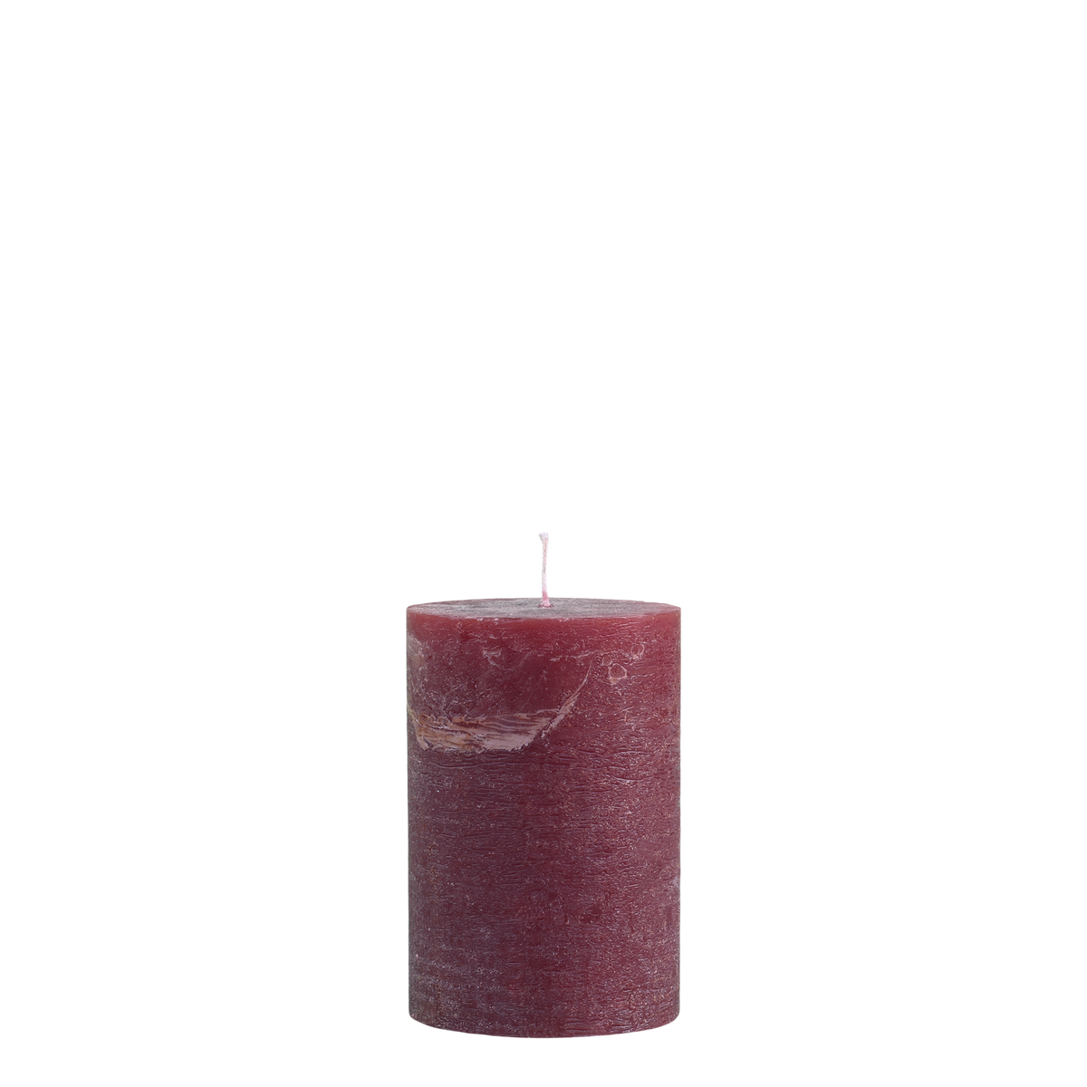 Macon Pillar Candle rustic 90 h H15/D10 cm dark red