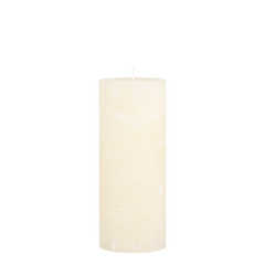 Macon Pillar candle rustic 150 h H25/D10 cm cream