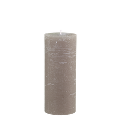 Macon Pillar candle rustic 150 h H25/D10 cm linen