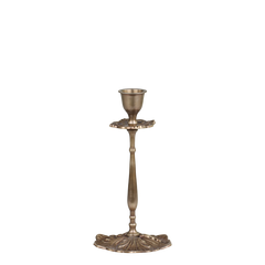 Candlestick brass H18/D9.5 cm antique brass