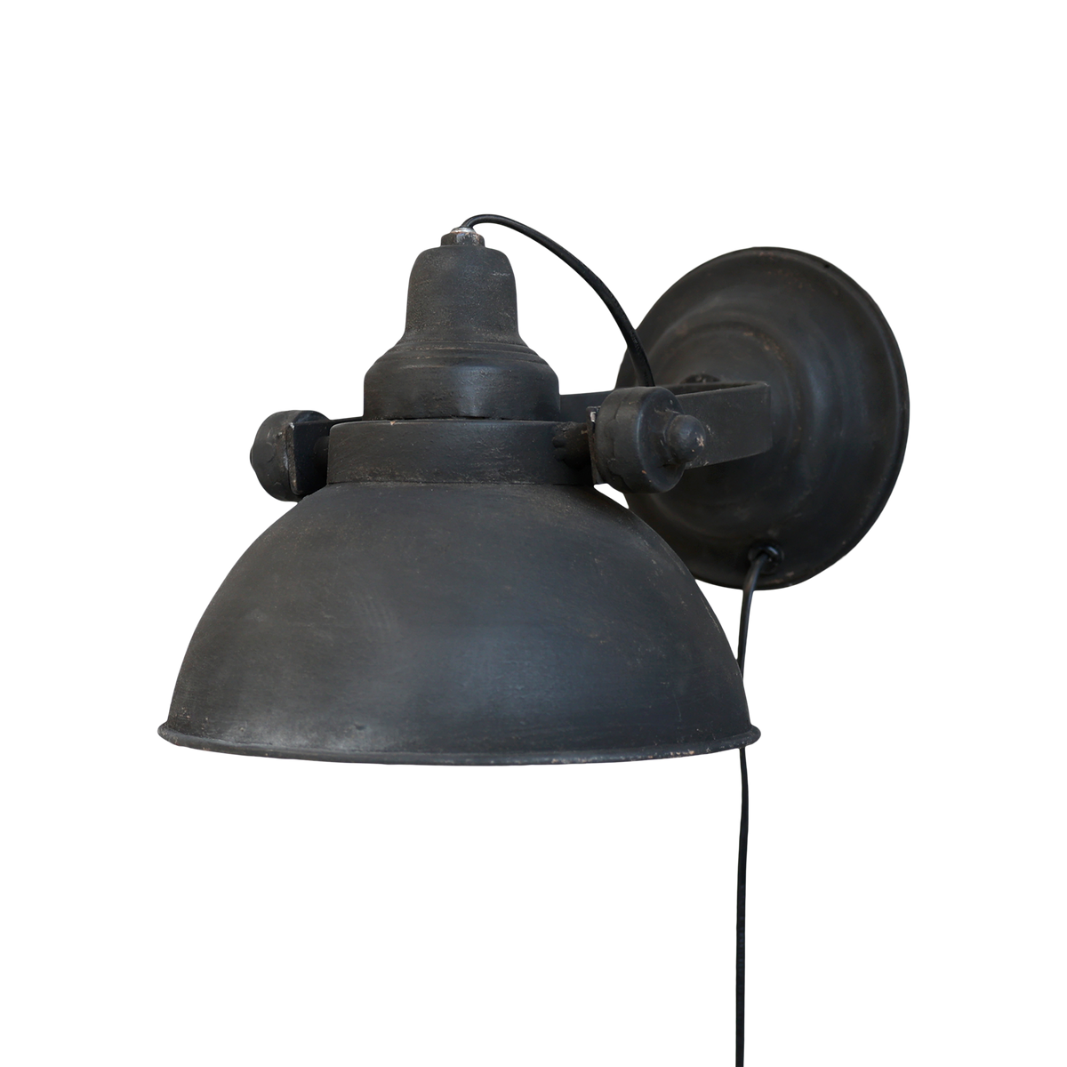 Factory Lamp for wall H18/L31/W21 cm antique black