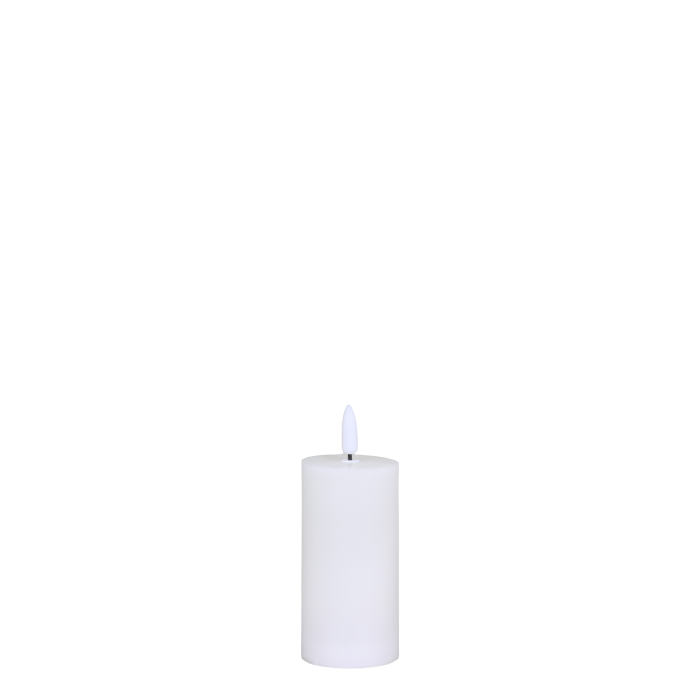 Bloklys LED 10x5 cm hvid
