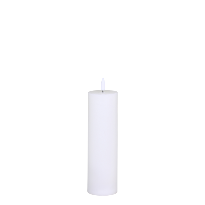 Bloklys LED 20x6 cm Hvid