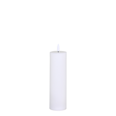 Bloklys LED 20x6 cm Hvid