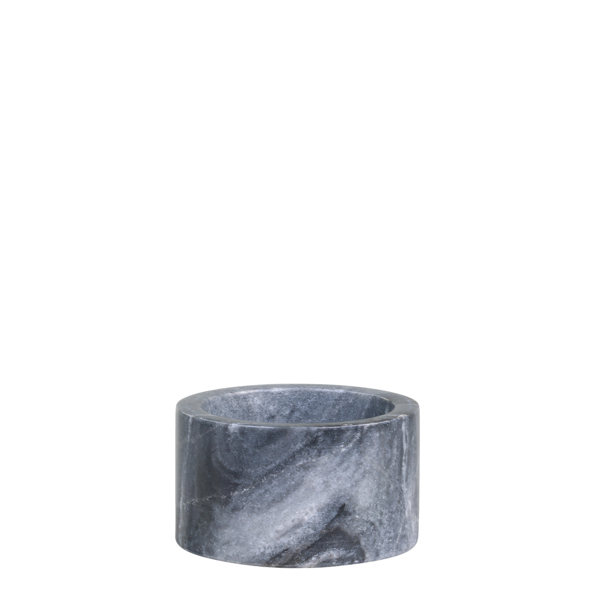 Morlaix Holder in marble H4/D7 cm coal