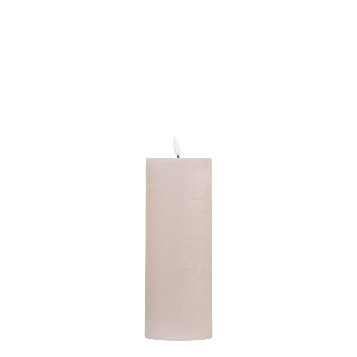 Pillar Candle LED H20/D7.5 cm dusty rose