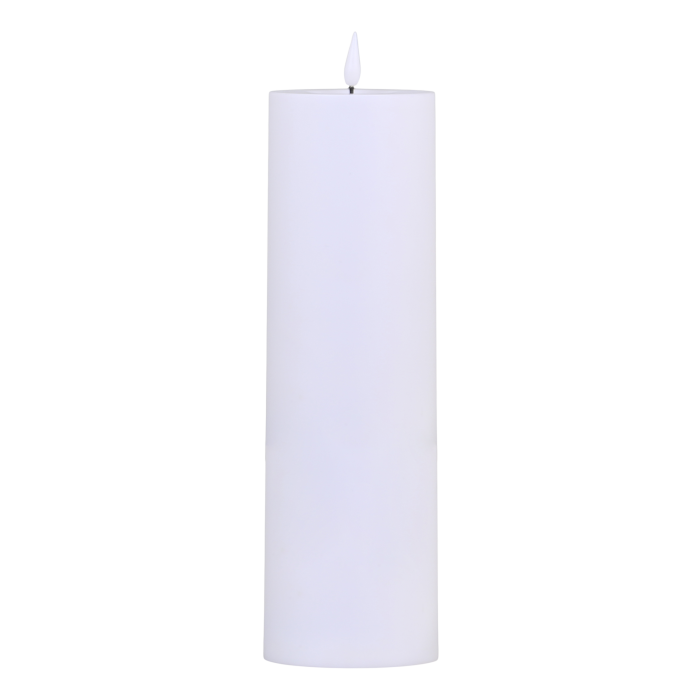 Bloklys LED til udendørs 35x10 cm hvid