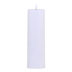 Bloklys LED til udendørs 35x10 cm hvid
