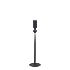 Candlestick H30/D7.5 cm antique black