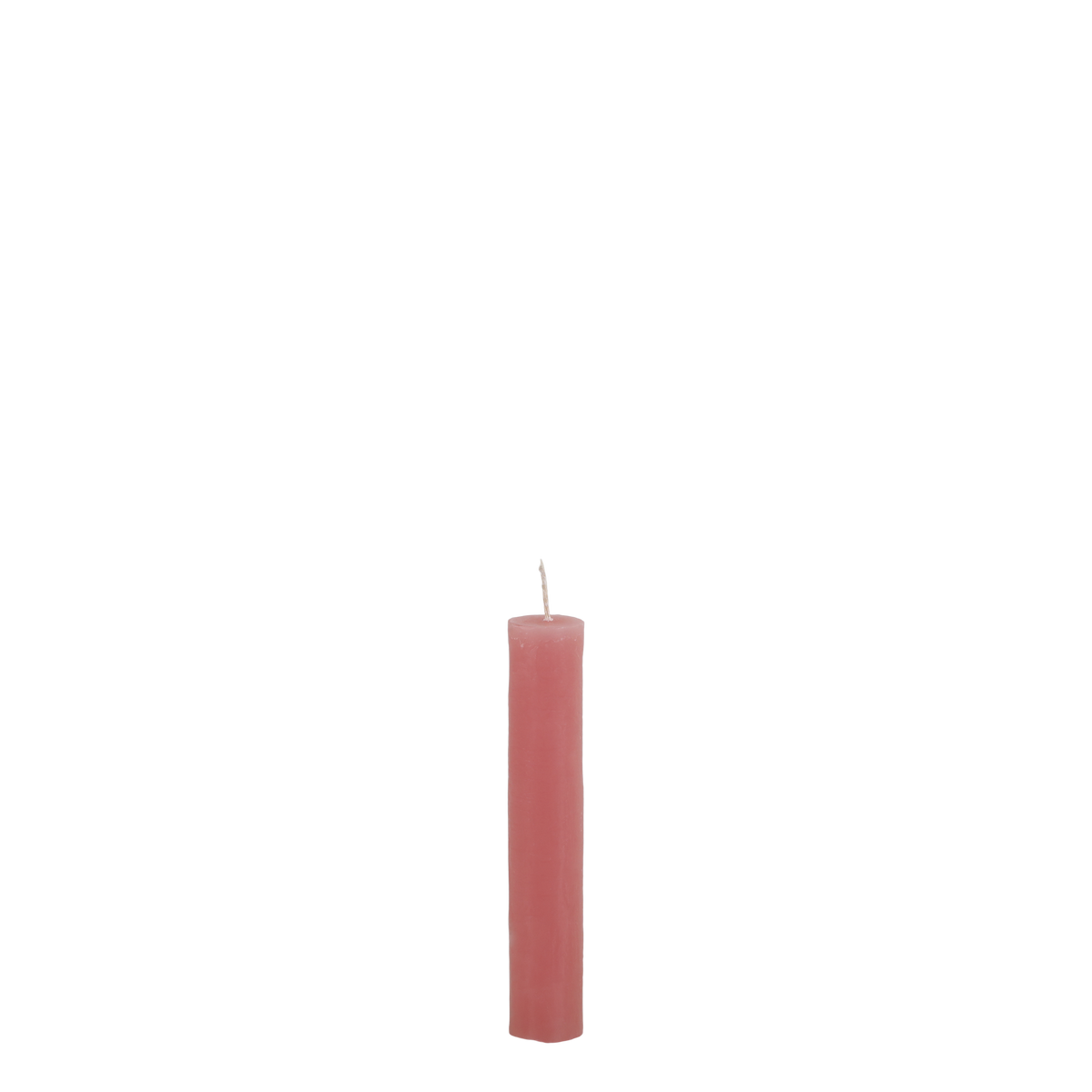 Macon Short Dinner Candle rustic 4 h H11/D2 cm raspberry