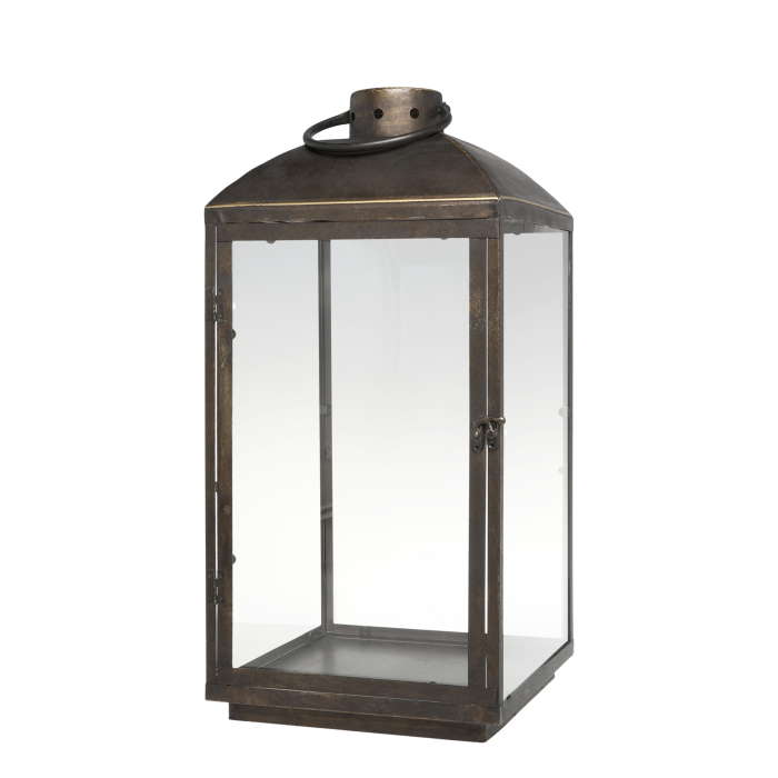 Lanterne 66x30x20 cm antique messing