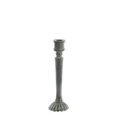 Candlestick for taper candle H14/D4 cm antique verte