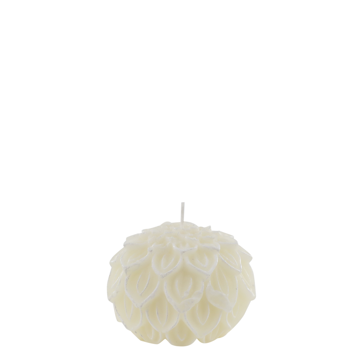 Vienne Pillar Candle water lily H6/D8 cm off white