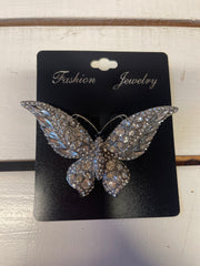 Bling broche - Stor sommerfugl by Krone 1